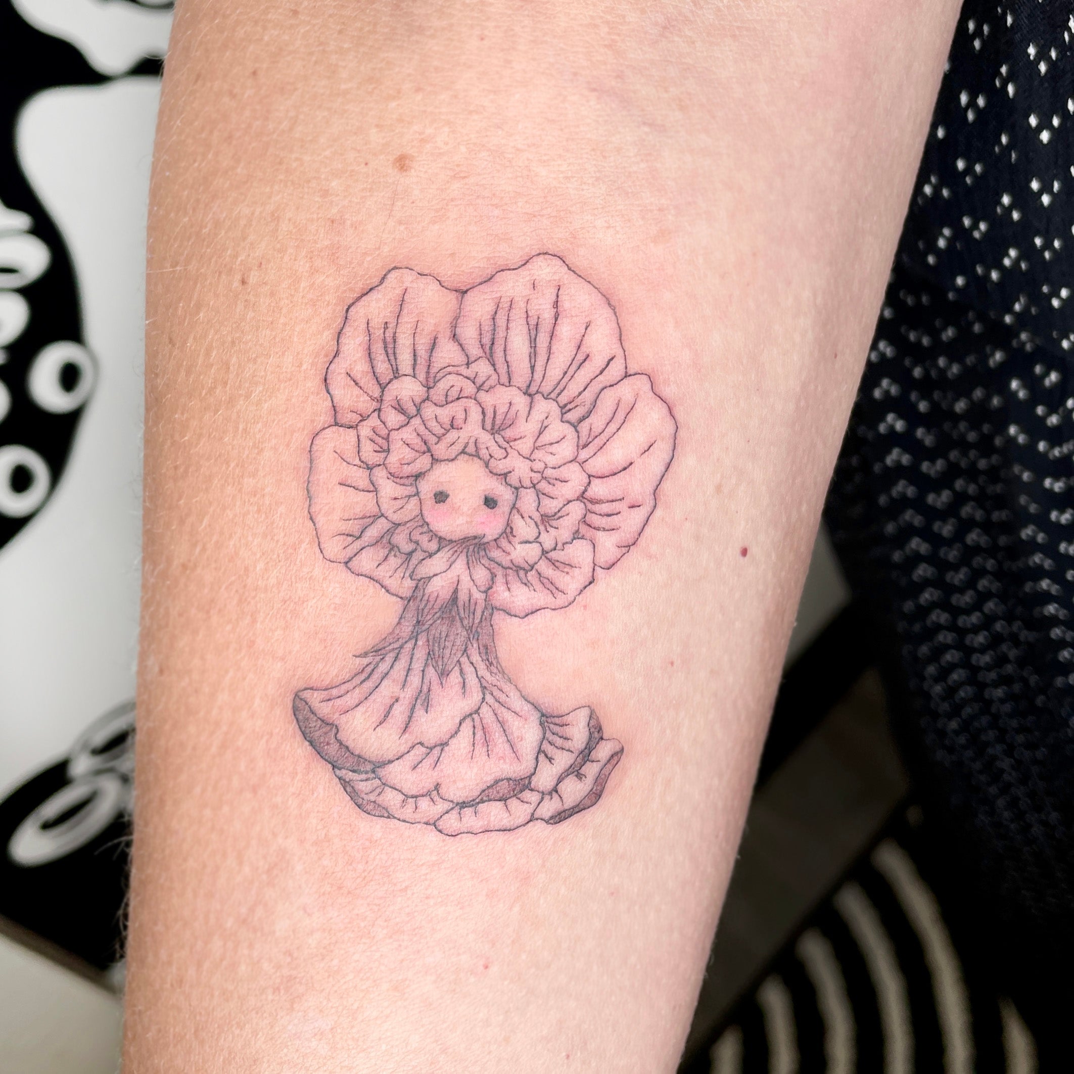 Bojack Tattoo I got today- the flowers are hollyhocks : r/BoJackHorseman